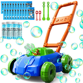 WATUDOU Bubble Lawn Mower front view ready for outdoor play.