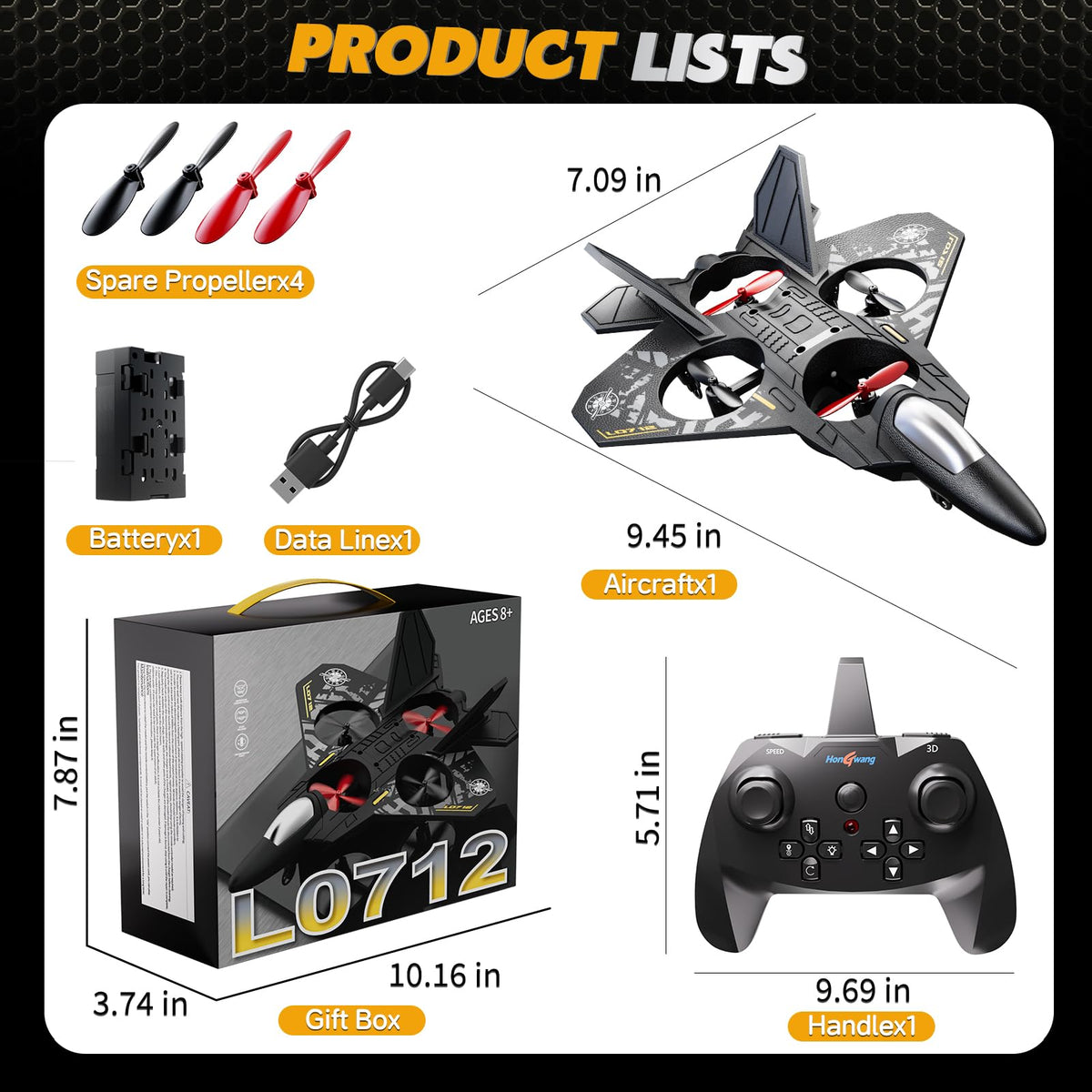 WATUDOU Foam RC Airplane ideal for parks and backyards, easy outdoor flying.