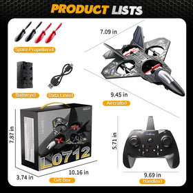 WATUDOU Foam RC Airplane ideal for parks and backyards, easy outdoor flying.