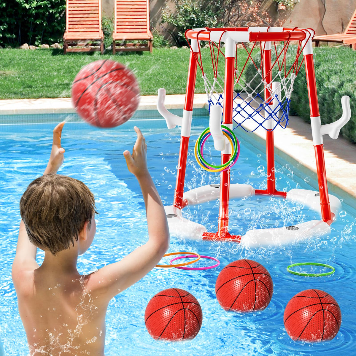 WATUDOU 12 rings for fast ring toss and scoring fun