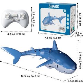 Watudou pool and bathtub fun with durable shark toy