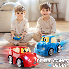 Watudou RC car with 2.4GHz remote for interference-free racing.