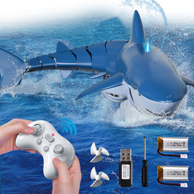 Watudou remote-control shark toy swimming in water for kids