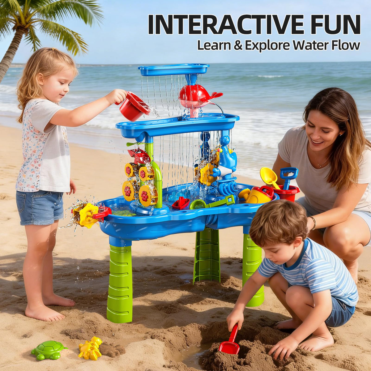 WATUDOU safe ABS materials ensure smooth edges for kid-friendly use