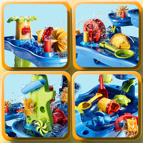 WATUDOU water table channels and wheels enable hands on discovery
