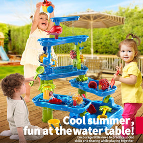 WATUDOU water table windmills and boats support dynamic play