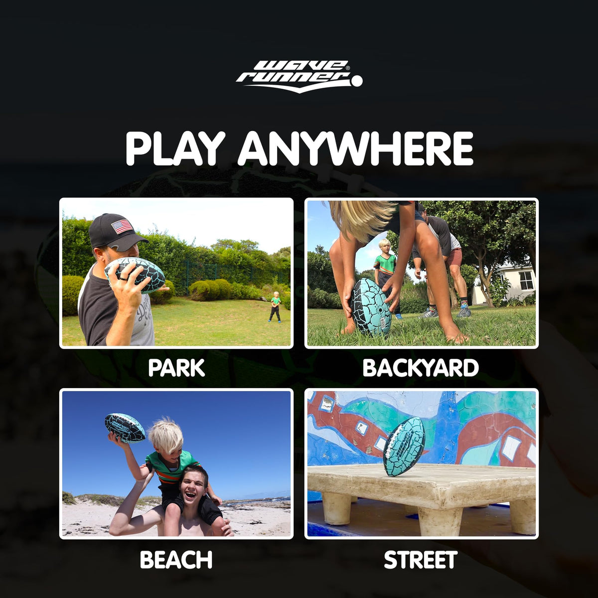 Wave Runner Grip It versatile for all-terrain outdoor play.