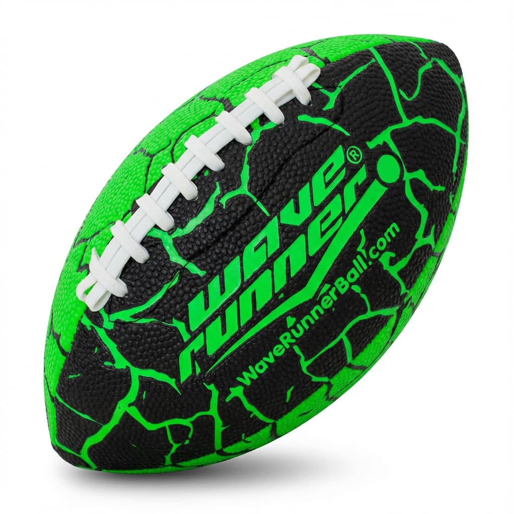 Wave Runner Grip It waterproof football on wet sand delivers confident beach play.