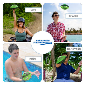 Wave Runner water football at a family beach outing illustrates versatile usage