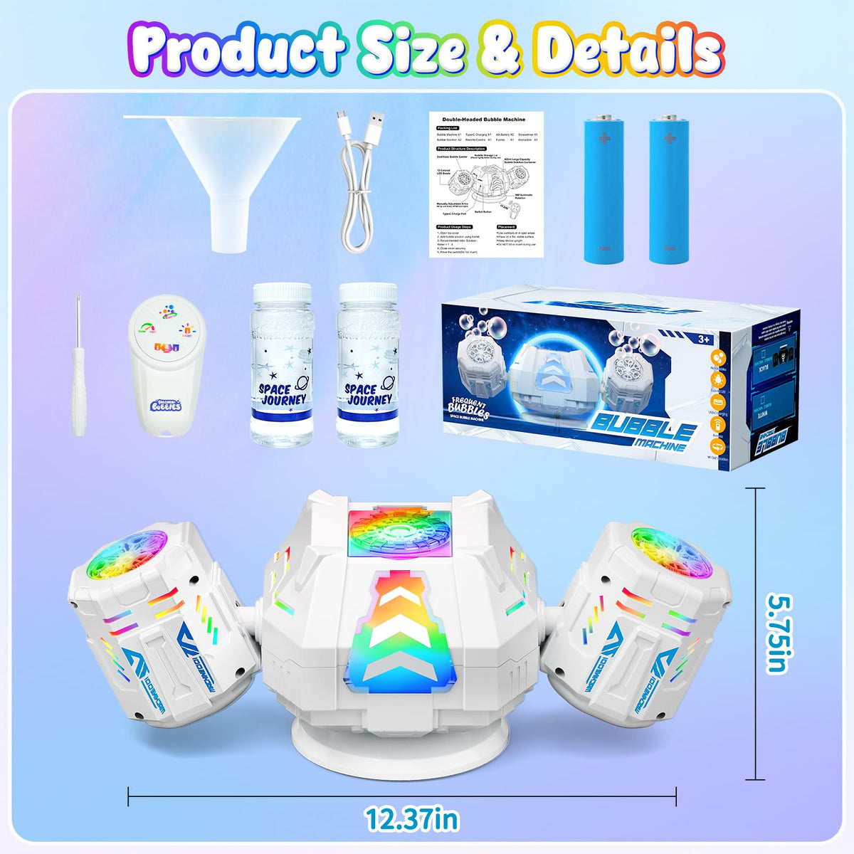 WAVISA 420ml tank supports extended bubble time