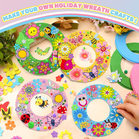 Wavwavw wreath kit butterflies highlight vibrant spring decor