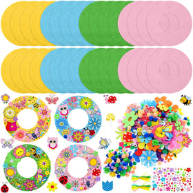 Wavwavw spring wreath kit tulips for festive home décor