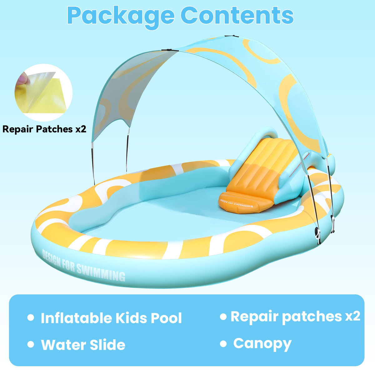 WavYoo Water Ball Pit convert for versatile play when not filled.