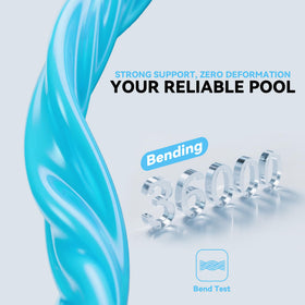 WavYoo Dual Valves keep the pool inflated and ready.