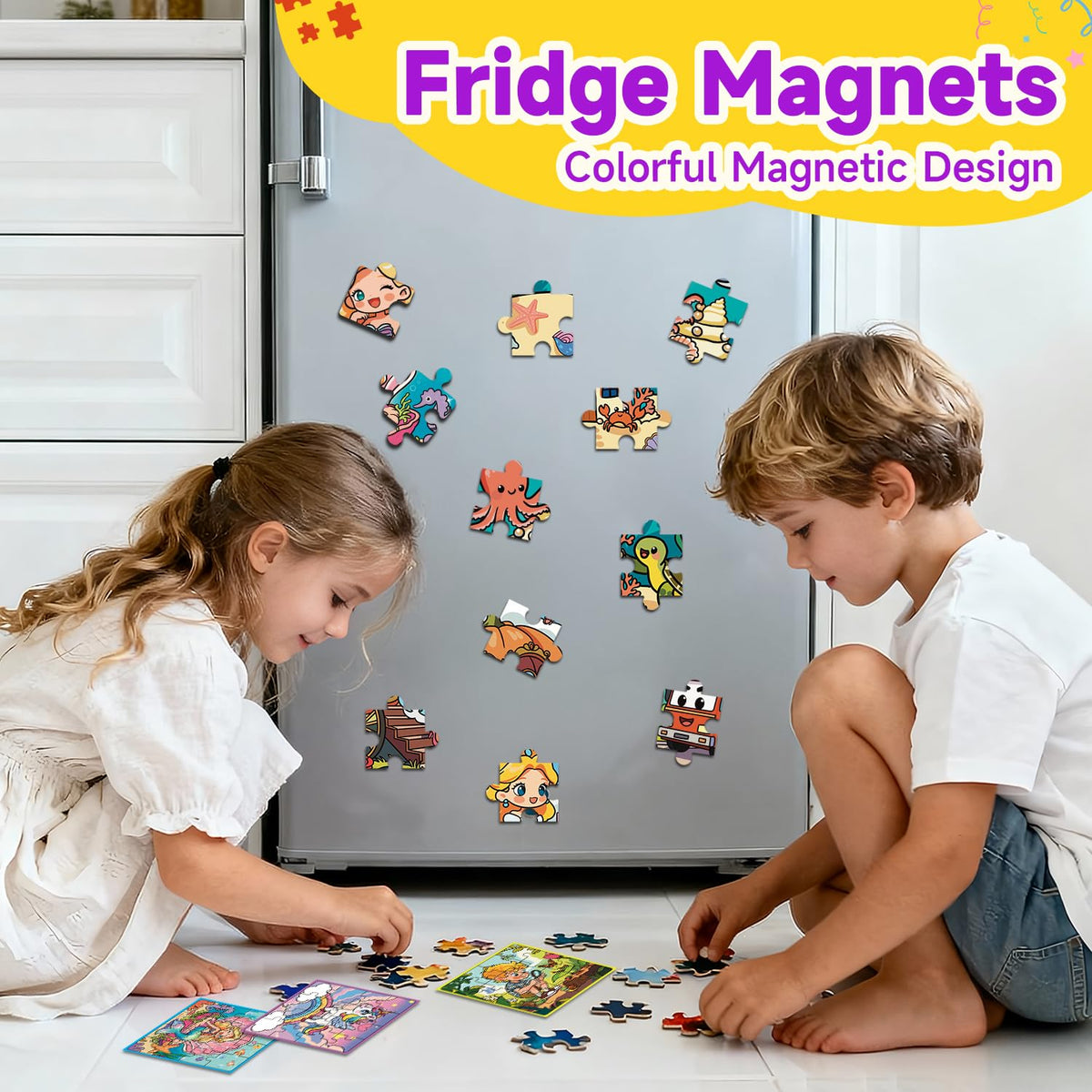 WAWIBEE mermaid magnetic puzzle book for ocean-inspired play