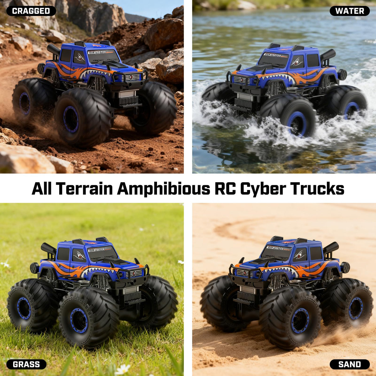 WayEee 4x4 off-road RC truck ready for rugged terrain