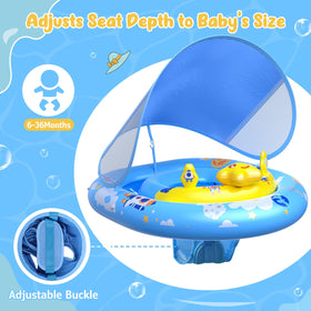 WayEee float with dual air chambers provides added stability in water.