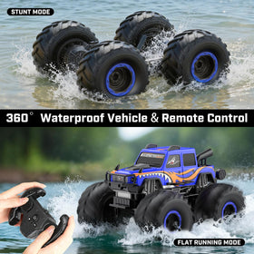 WayEee dual-battery RC truck for extended playtime