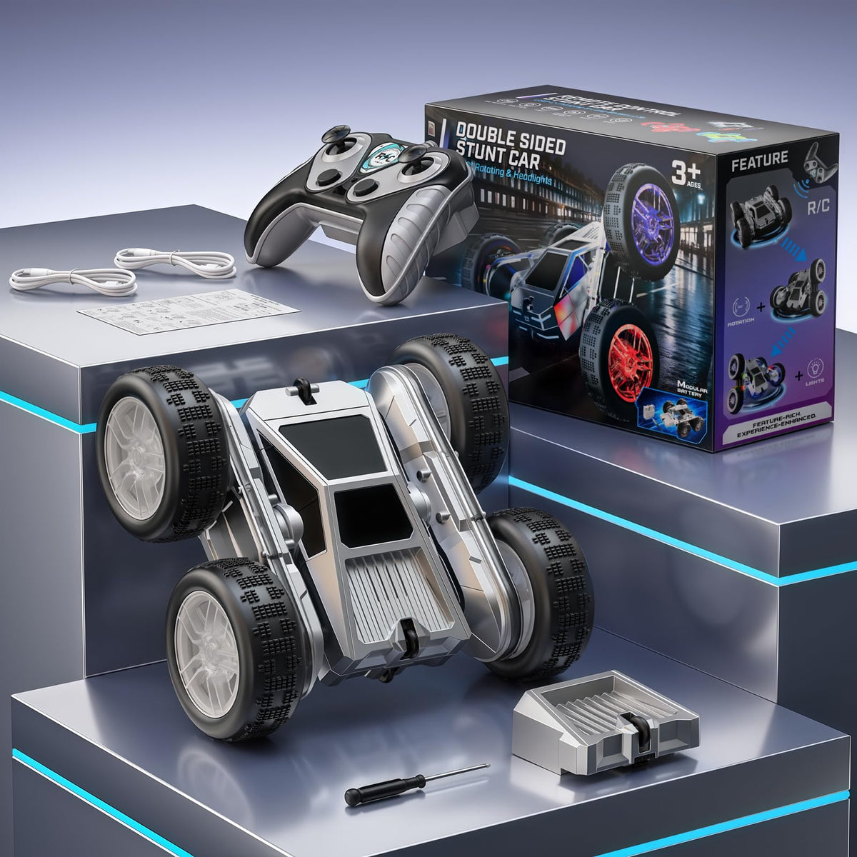 WayEee gift-ready RC car package for kids