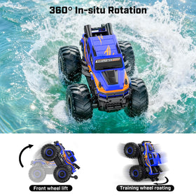 WayEee lifted-rear design adds stability on uneven ground