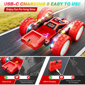 WayEee RC car uses dual battery modules for extended playtime