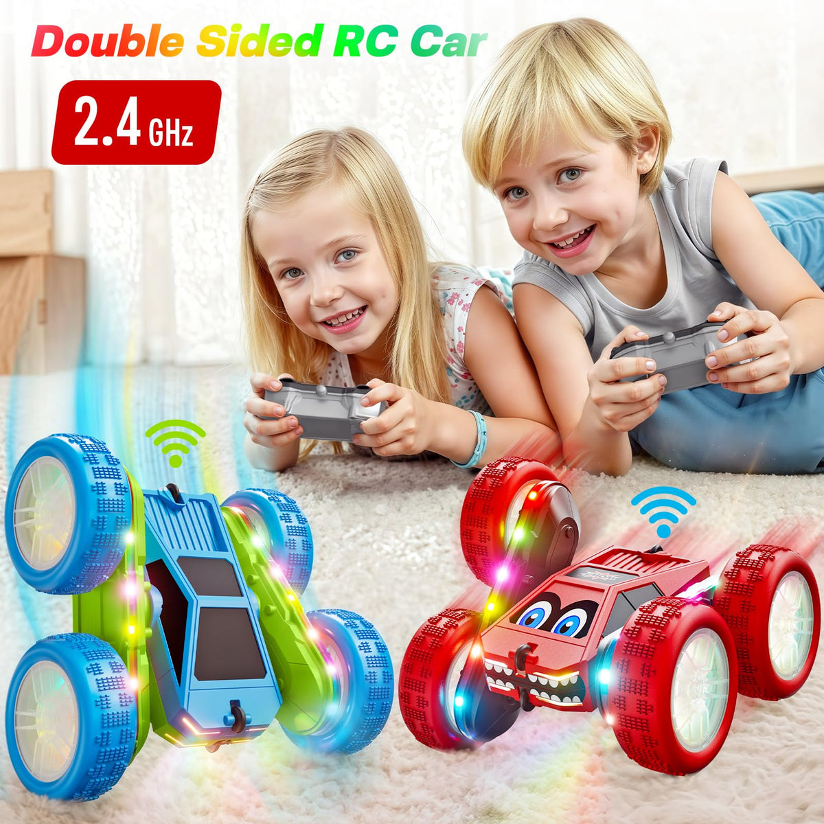 WayEee RC car Type-C charging for quick recharges