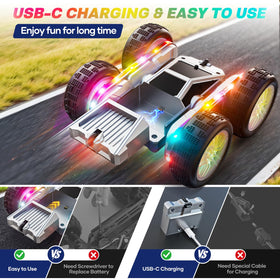 WayEee Type-C charging setup for quick recharges