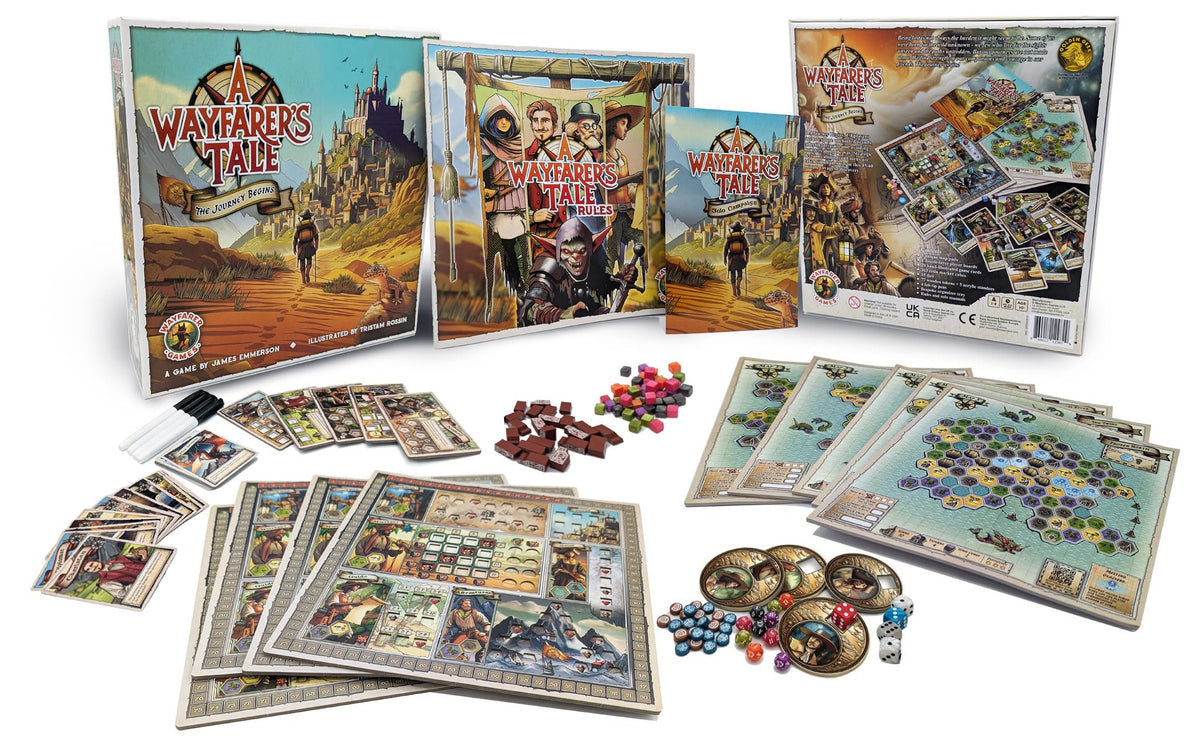 Wayfarer Games Wayfarer’s Tale five maps offer varied challenges.