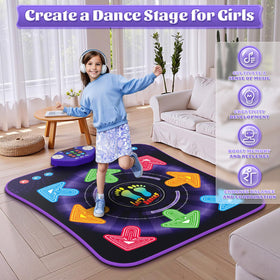 WAYKEE dance mat battery compartment powers wireless fun