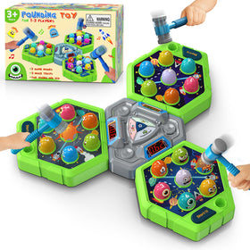 WAYKEE Whack Game Mole with hammers for energetic play and quick reflexes