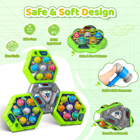 WAYKEE Whack Game Mole sounds and lights boost engagement and excitement