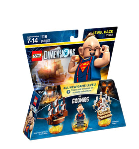 WB LEGO Dimensions Goonies Chunk with the Truffle Shuffle move for fun teamwork.