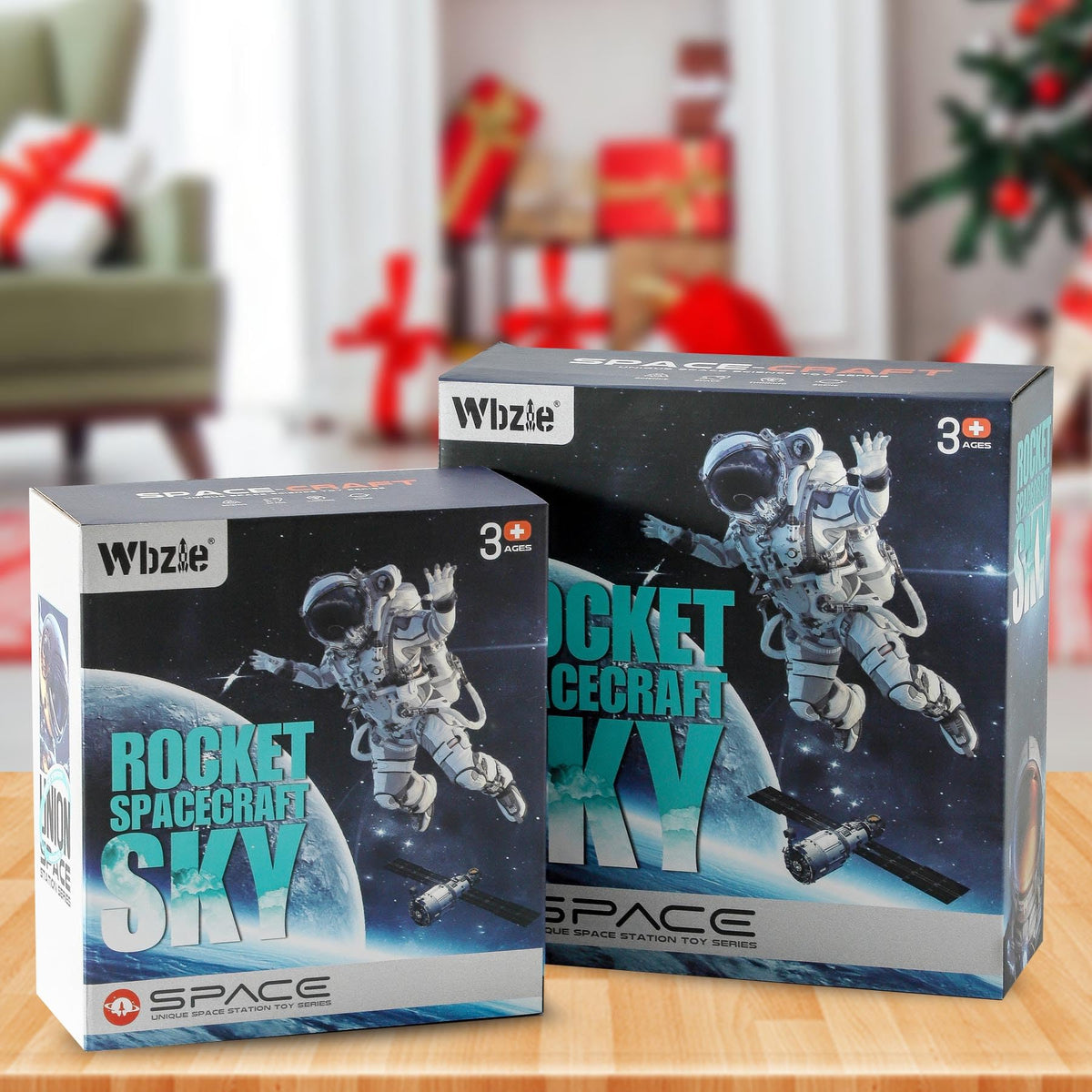 Wbzle creative play set packaging highlights versatile STEM-inspired toy.