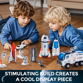 Wbzle satellite flying-machine playset fuels exploration stories
