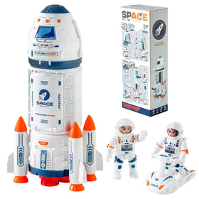 Wbzle Space Rocket Toy assembly sections enable creative building and hands-on learning.