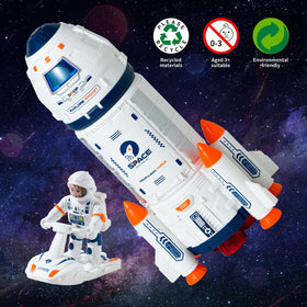 Wbzle space-rocket-toy-water-thruster illustrates safe, realistic launch effects.