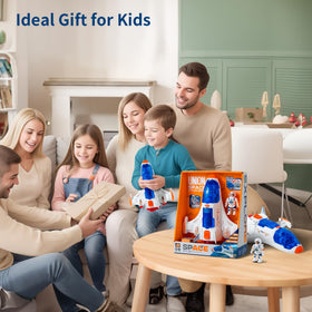 Wbzle Spaceship Shuttle ABS material ensures a safe, durable toy for daily adventures.