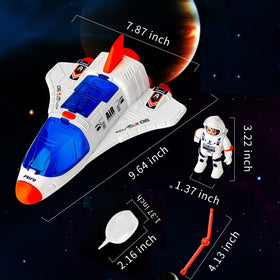 Wbzle shuttle rear hatch with telescopic arm for interactive tasks.