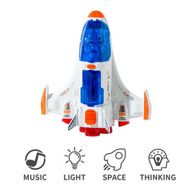 Wbzle Spaceship Shuttle takeoff lights and sound create immersive space scenes for kids.