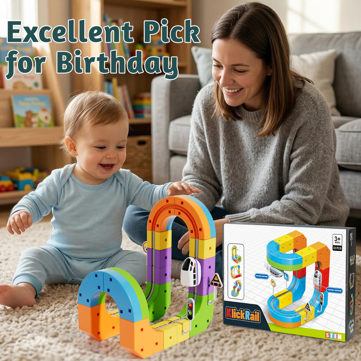 Gift-ready Wdebay Klick Rail packaging perfect for birthdays
