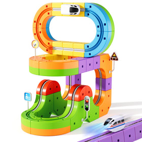 Wdebay Klick Rail modular 3D track assembly supports creative engineering play.