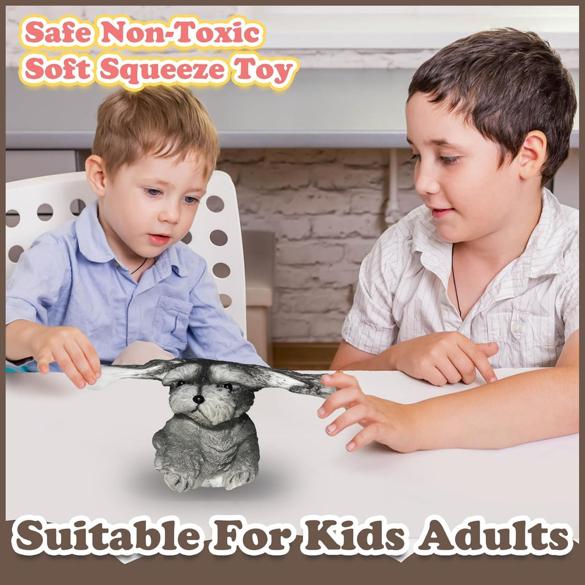 WDFXLWT Big Taba Squishy Dog ultra-soft texture provides comforting tactile sensation