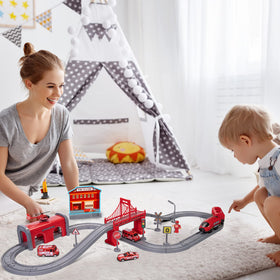 Wdmiya magnetic tracks connect easily with tunnel and bridge for immersive play
