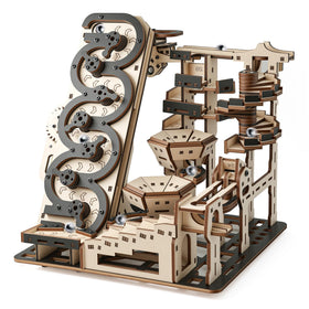 WDPINTU 3D wooden puzzle with electric rolling ball for mesmerizing desk art