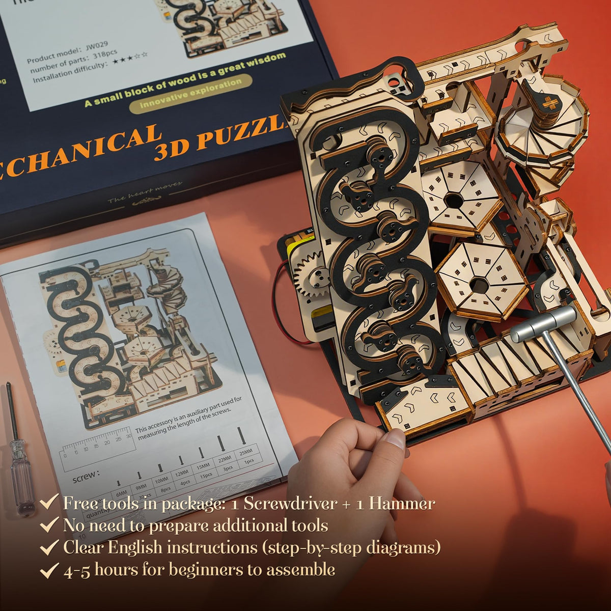 WDPINTU STEM-friendly brain teaser for teens and adults