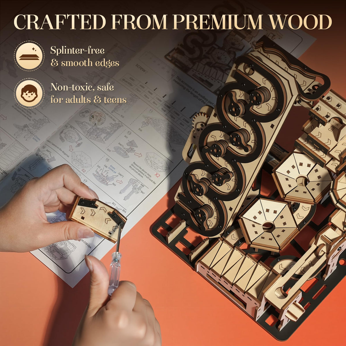 WDPINTU mechanical building kit boosting logic and problem solving