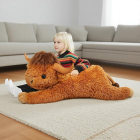 WDXDSOB Highland Cow plush gift-ready, charming present for animal lovers