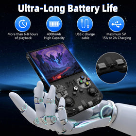 WDYQJE R36MAX 4000mAh battery supports long play sessions away from outlets.