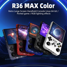WDYQJE R36MAX portable design fits in your pocket for gaming on the go.