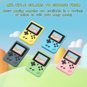 WDYQJE Retro Game Console IPS screen delivers crisp colors for immersive play.